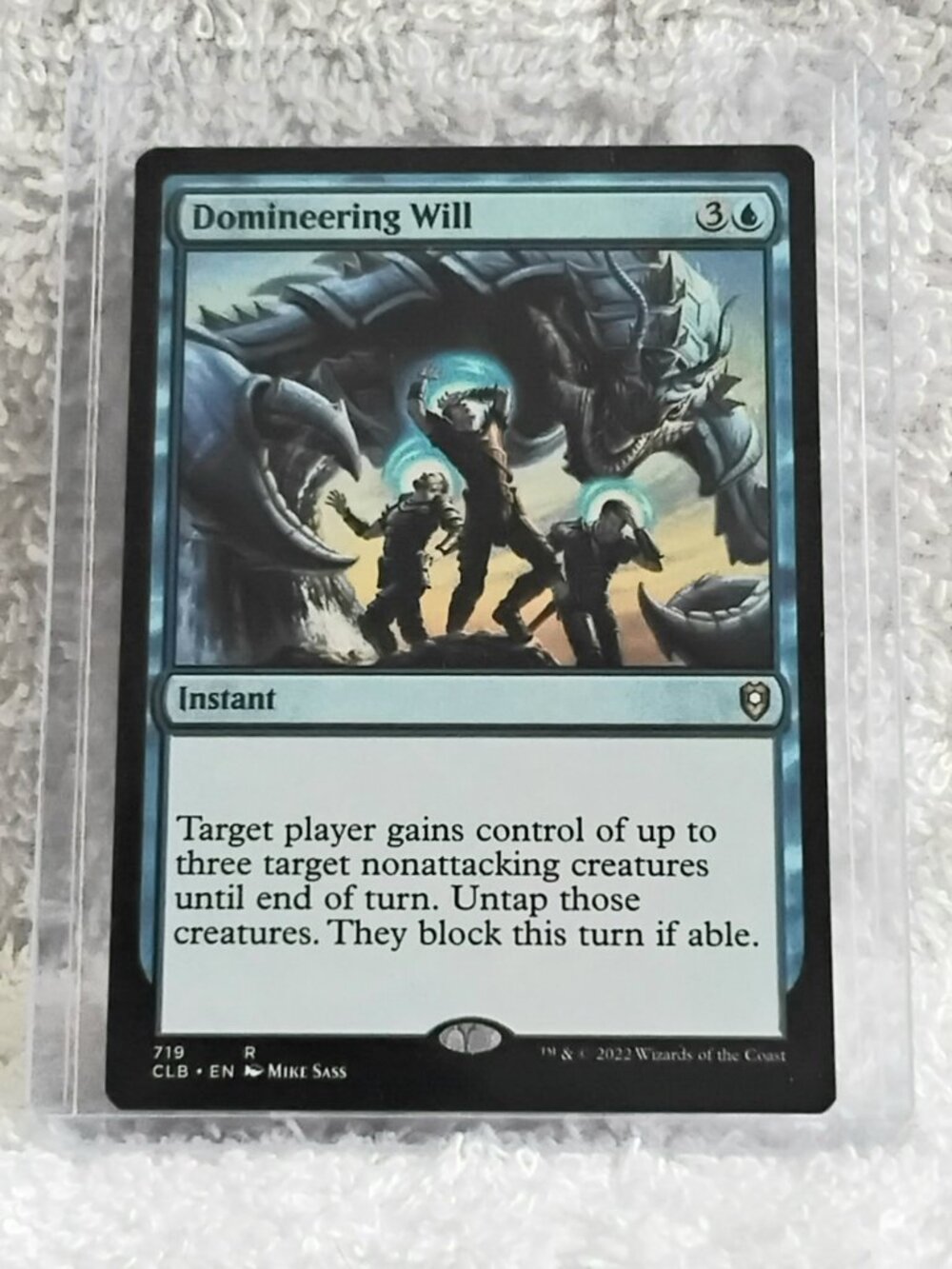 5/$20 Mint 2022 MTG Domineering Will Rare Card 719 Deckmaster!!